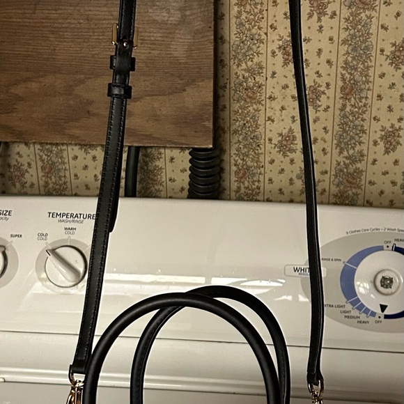 Michael Kors Black Leather Bag with Gold Accents - Picture 6 of 6